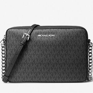 Michael Kors Jet Set Large Logo Crossbody Bag